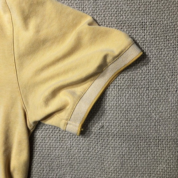 James Tattersall Polo Shirt Men Large Yellow Golf Activewear Dadcore - Picture 3 of 8